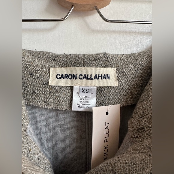 NWT Caron Callahan High Rise Moses Pant in Donegal Tweed - Picture 6 of 8